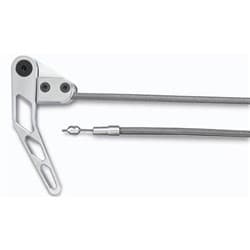 LOKAR STAINLESS HOOD/BOOT LEVE CABLE AND BILLET LEVERS R/H MO LOKAR - CHT-1300HTRIGHT