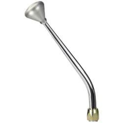 LOKAR SINGLE-BEND SHIFTER 12" TH350 LOKAR ALLOY HI TECH KNOB LOKAR - CM350CL