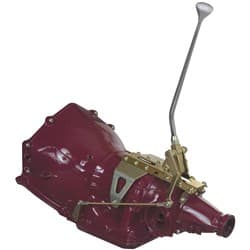 LOKAR SINGLE-BEND SHIFTER 12" TH-400 BRUSHED ALLOY MUSHROOM LOKAR - CM400CM
