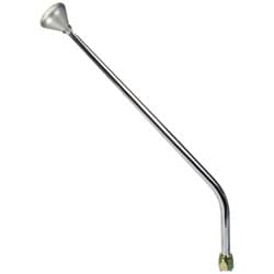 SINGLE-BEND SHIFTER 23" TH700 4L60E BRUSHED ALLOY MUSHROOM LOKAR - CM4L60EAM
