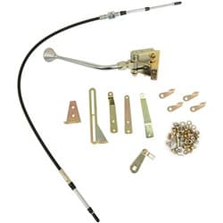 LOKAR CABLE OPERATED SHIFTER 12" T350 MUSHROOM SHIFTER KNOB LOKAR - CO350CM
