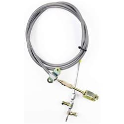 JAG HANDBRAKE CABLES S/S BRAIDED SUIT FLOOR MOUNT BRAKE LOKAR - EC-80JAGHT