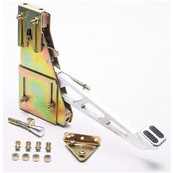 BILLET UNDER DASH FOOT OPERATE HANDBRAKE-W/RUBBER & WINDOWS LOKAR - EFB-9003