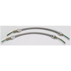 S/S HEAD LIGHT CONDUIT SET 2 X  12 CUT TO FIT LOKAR - HL-1900