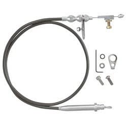 LOKAR KICKDOWN CABLES SUIT C4 BLACK KIT LOKAR - KD-20C4