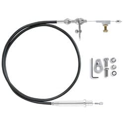 S/S KICKDOWN CABLES FOR T350 HI TECH STAINLESS LOKAR - KD-2350HT