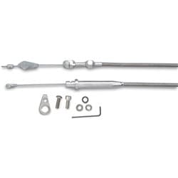 LOKAR KICKDOWN CABLES SUIT C4 POLISHED KITS LOKAR - KDP-20C4HT