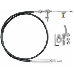 LOKAR KICKDOWN CABLE P/GLIDE KIT BLACK CABLE LOKAR - KDP-20PGH