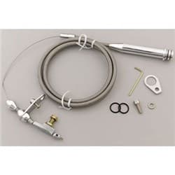 LOKAR KICKDOWN CABLES FOR 700R CHEV POLISHED KITS LOKAR - KDP-2700HT