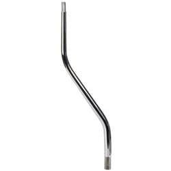 16" DOUBLE BEND SHIFTER LEVER CHROME**SHIFTER STICK ONLY** LOKAR - RLK-68014