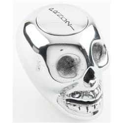 3-SPEED AUTO POLISHED BUTTON WITH POLISHED SKULL KNOB LOKAR - SK-6862