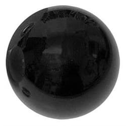 LOKAR  BLACK SHIFT KNOB 2-1/4" PLAIN LOKAR - SK-6884