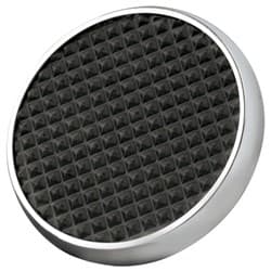 LOKAR ROUND STEEL BRAKE PEDAL RUBBER INSERT LOKAR - SPO-6071