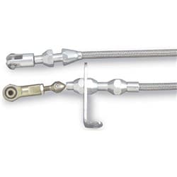 LOKAR THROTTLE CABLE STAINLESS 36" FOR BLOWER APPLICATION LOKAR - TC-1000BLD36