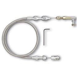 LOKAR THROTTLE CABLE STAINLESS STEEL  24 LONG LOKAR - TC-1000HT