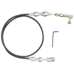 LOKAR THROTTLE CABLE BLACK STEEL  24 LONG LOKAR - TC-1000U