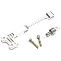 HOLLEY SNIPER THROTTLE & KICK DOWN CABLE BRACKET, POLISHED LOKAR - TCB-40HS1