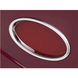 LOKAR BILLET OVAL TAIL LIGHTS SML CHROMED (PAIR) *NOTES* LOKAR - TL-1910