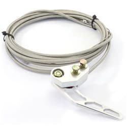 LOKAR STAINLESS BOOT RELEASE & CABLE AND  BILLET LEVER R/H MO LOKAR - TR-1200HTRIGHT