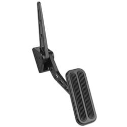 BLACK BILLET THROTTLE PEDAL W/RUBBER COMPETITOR CENTRE LOKAR - XBAG-6148
