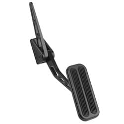 BLACK BILLET THROTTLE PEDAL W/RUBBER COMPETITOR O/SET LOKAR - XBAG-6149