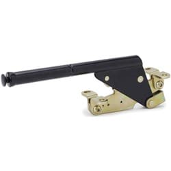 BLACK FLOOR MOUNT HAND BRAKE *CABLES EXTRA* USE LK-EC-80FU LOKAR - XEHB-7000F
