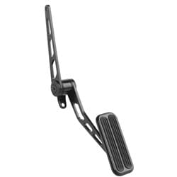BLACK STEEL THROTTLE PEDAL ASSEMBLY  FIREWALL MOUNT LOKAR - XSG-6007