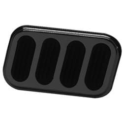 BLACK STEEL BRAKE PAD W/RUBBER   LOKAR - XSG-6008