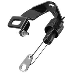 *BLACK* THROTTLE CABLE BRACKET AND SPRING LOKAR - XSRK-4000