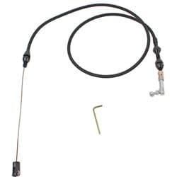 THROTTLE CABLE *BLACK* ANODIZE S/S  36" LONG LOKAR - XTC-1000HT36
