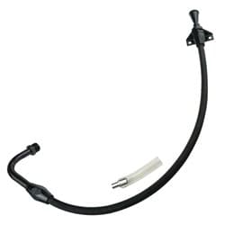 C4 FLEXIBLE DIPSTICK - BLACK FIREWALL MOUNT, SUITS PAN FILL LOKAR - XTD-30C4FMPAN