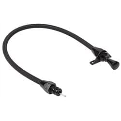 POWERGLIDE FLEXIBLE DIPSTICK FIREWALL MOUNT, BLACK LOKAR - XTD-30PGFM