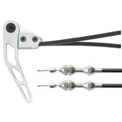 LOKAR BLACK BOOT RELEASE & CABLE BLACK BILLET LEVER LOKAR - XTR-1200U