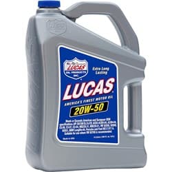 ENGINE OIL SAE 20W50 PLUS 5 LITRE LUCAS OIL PRODUCTS - 10255