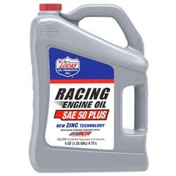 RACING ENGINE OIL SAE 50 PLUS 5 QUART / 4.73L LUCAS OIL PRODUCTS - 10347