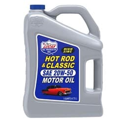 HOT ROD & CLASSIC SAE 20W50 ENGINE OIL, 5 QUART / 4.73L LUCAS OIL PRODUCTS - 10684