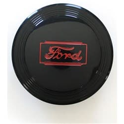 LIMEWORKS 40 FORD SCRIPT HORN BUTTON BLACK.
