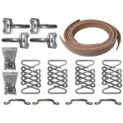 LIMEWORKS HOOD STRAP KIT LEATHER & BRASS