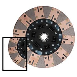 PERF CLUTCH DISC - FORD 11.0" 1-1/16 " x 10 SPLINE, CERAMIC MCLEOD - 260631