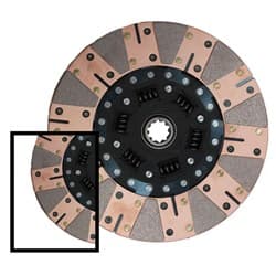 PERF CLUTCH DISC - GM 11.0" 1-1/8 " x 10 SPLINE, CERAMIC MCLEOD - 260641