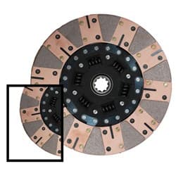 PERF CLUTCH DISC - FORD 10.5" 1-3/8 " x 10 SPLINE, CERAMIC MCLEOD - 260660