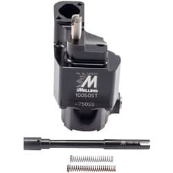 SBC BILLET SHARK TOOTH OIL PUMP, STREET/STRIP, HIGH VOL MELLING SELECT - 10050ST-750SS