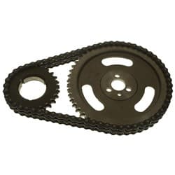 BBC CHEV DOUBLE ROW TIMING SET 3 KEYWAY, .250" ROLLER CHAIN MELLING - 40205