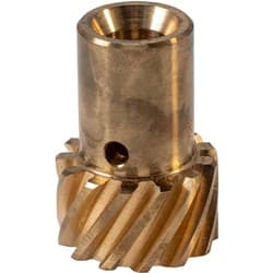 BRONZE DISTRIBUTOR GEAR, CHEVY SBC BBC, .491" SHAFT MELLING - DG3096