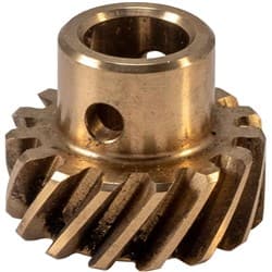 BRONZE DISTRIBUTOR GEAR, FORD SBF 302W 351W, .500" SHAFT MELLING - DG3841