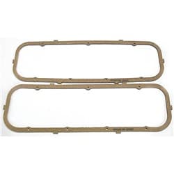 BB CHEV VALVE COVER GASKET SET 1965-2000 CORK/RUBBER "PAIR" MRG - 177