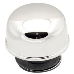 TWIST-ON VALVE COVER BREATHER CHROME. 1-3/4" TALL 2-3/8" DIA MRG - 2061