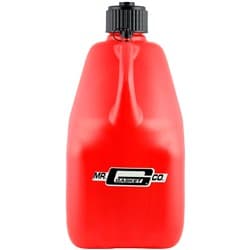 UTILITY JUG 5 GAL / 18.9L RED WITH HOSE. SQUARE BASE MRG - 36950G