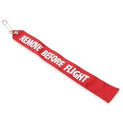 CHUTE RELEASE WARNING FLAG 2" X 16" REMOVE BEFORE FLIGHT MRG - 6001