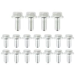 SB CHEV & OLDSMOBILE OIL PAN BOLT SET 14x1/4-20 / 4x5/16-18 MRG - 6085